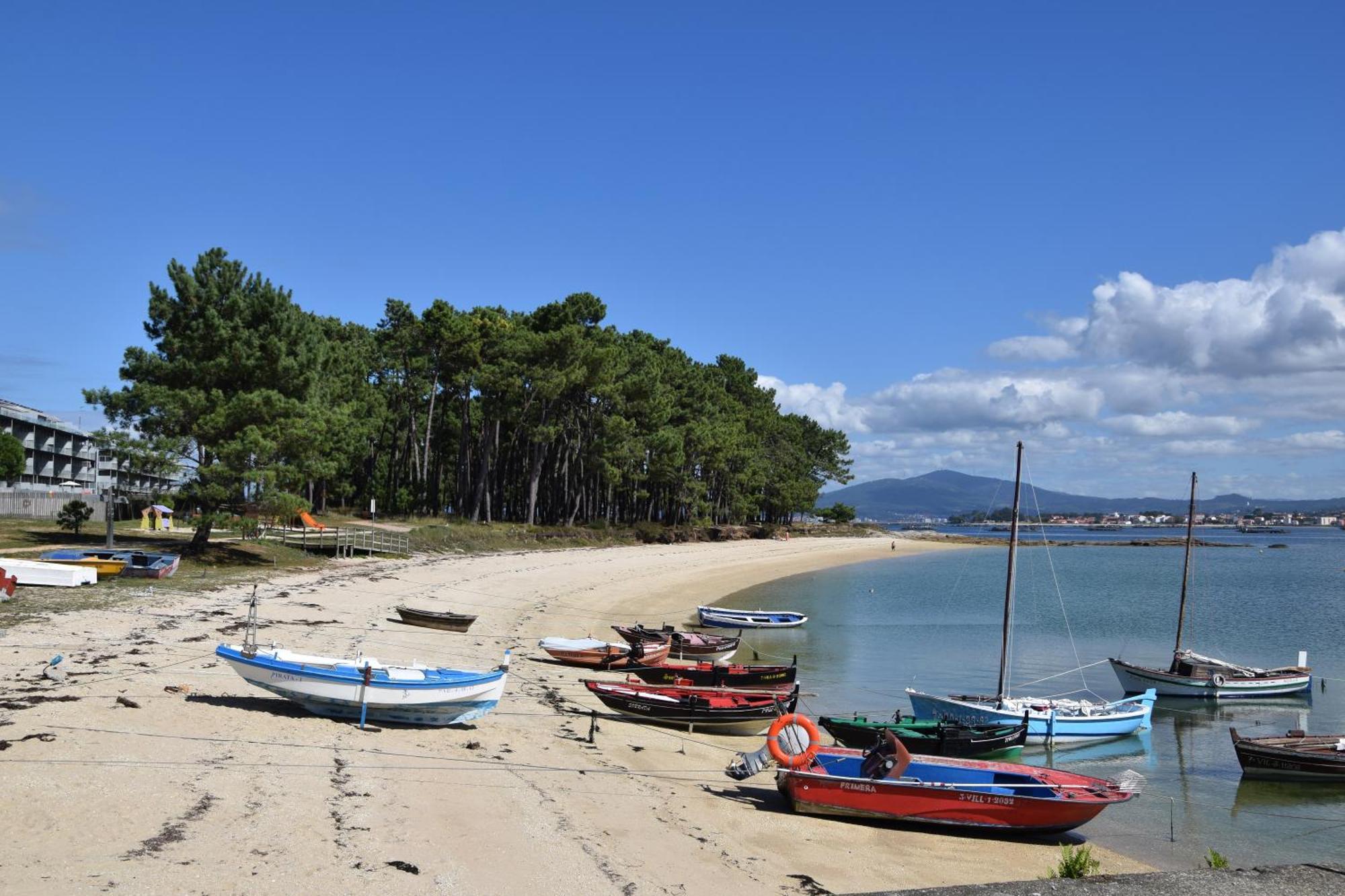 Apartamento De Mar Y Playa En Illa De Arousa Exteriör bild