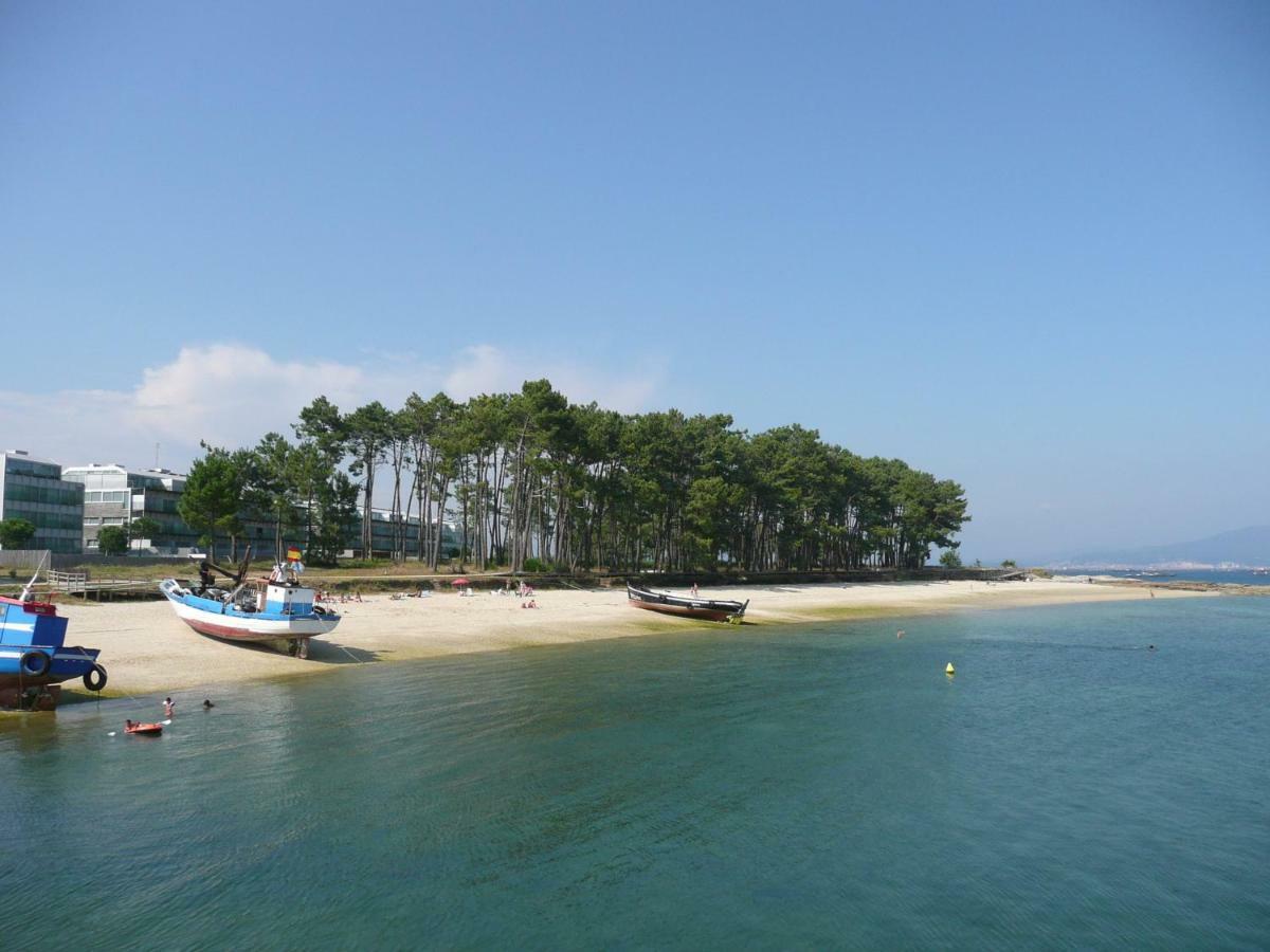 Apartamento De Mar Y Playa En Illa De Arousa Exteriör bild